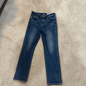 Stylish Dark Blue Boot Cut Jeans
